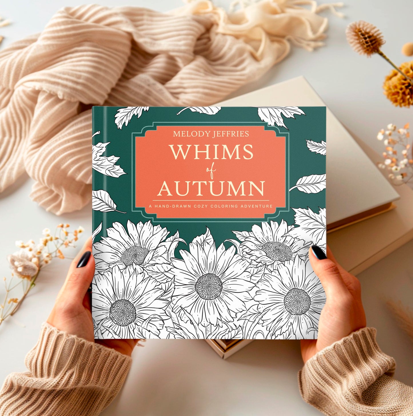 Order a Signed Copy of Whims of Autumn: A Hand-Drawn Cozy Coloring Adventure